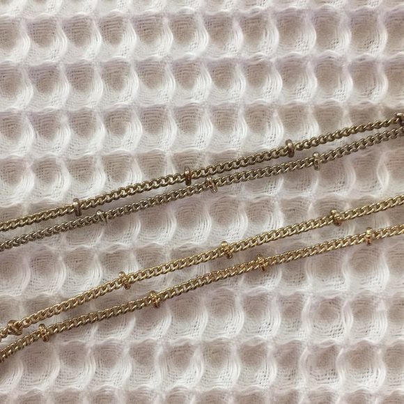 Gold-tone Metal Pearl Sphere Necklace - Picture 5 of 7